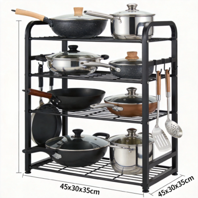 Adjustable Pot Rack Organizer