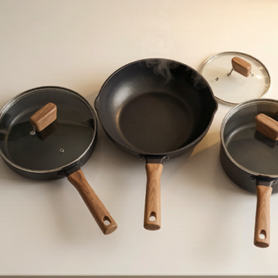 3-Piece Non-Stick Cookware Set